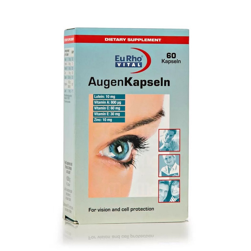 کپسول اوژن مناسب سلامت سیستم بینایی یوروویتال (60 عددی)