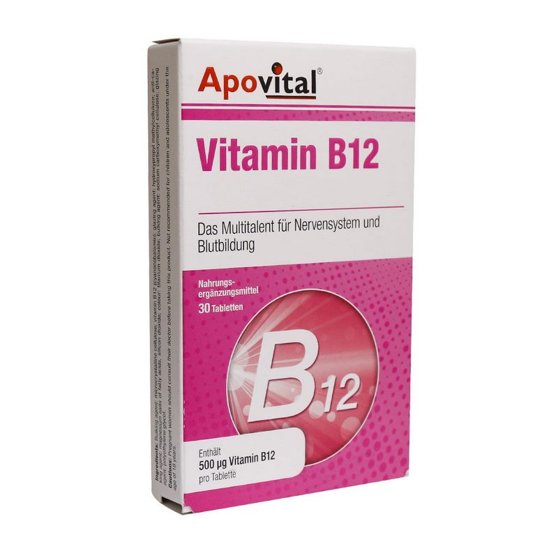 قرص ویتامین ب12 آپوویتال (30 عددی)