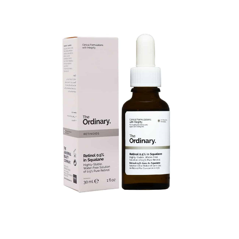 سرم رتینول 0.5% در اسکوالان مناسب انواع پوست اوردینری (شرکت وستا دارو سلامت) 
