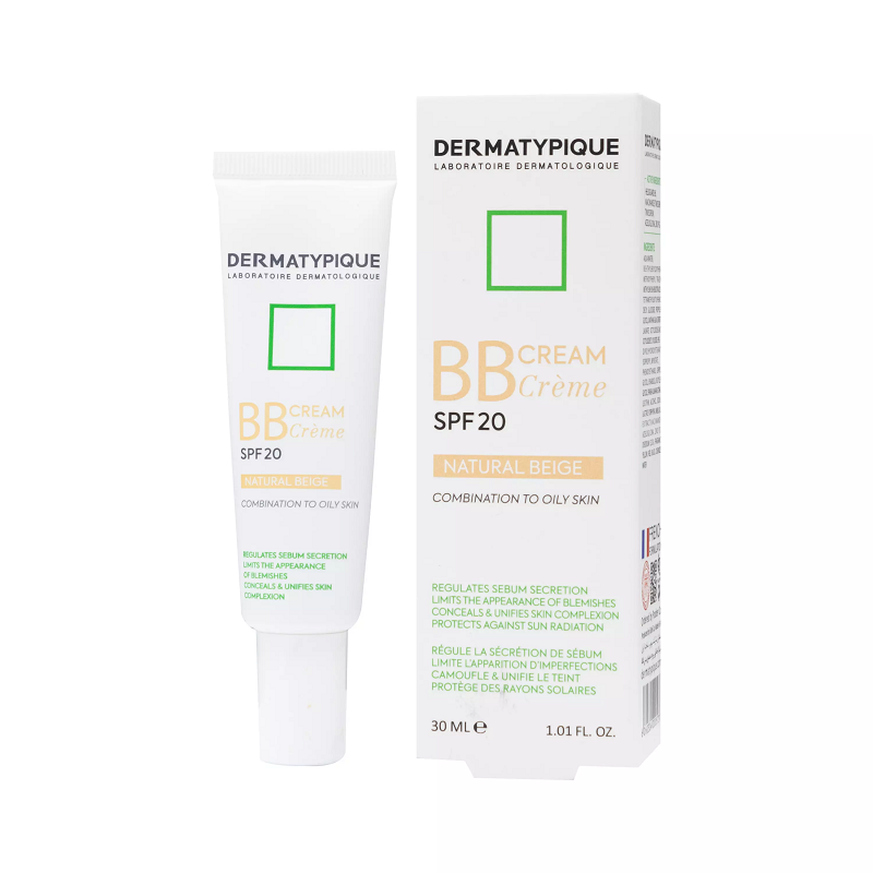 بی بی کرم SPF20 مناسب پوست مختلط تا چرب درماتیپیک (بژ طبیعی)