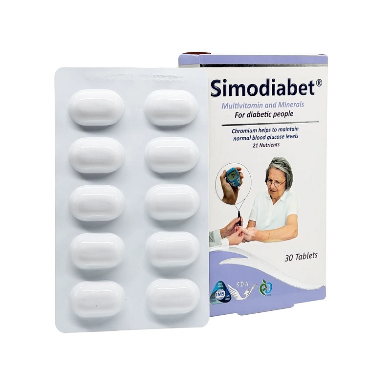 قرص مولتی ویتامین و مینرال سیمودیابت (30 عددی)