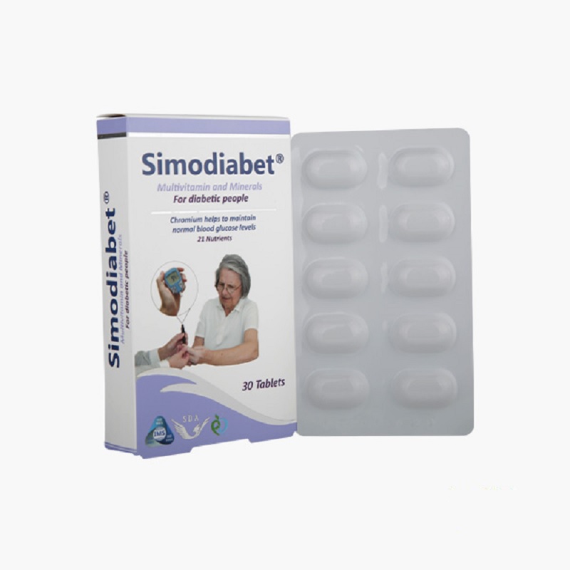 قرص مولتی ویتامین و مینرال سیمودیابت (30 عددی)