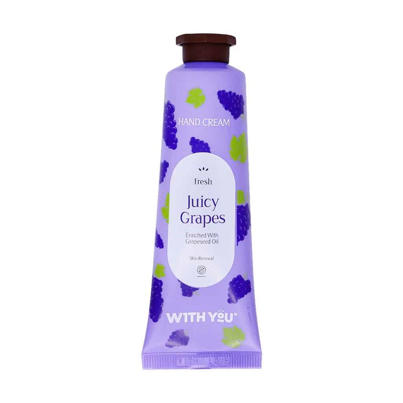 کرم مرطوب کننده دست حاوی روغن هسته انگور Juicy Grapes ویت یو