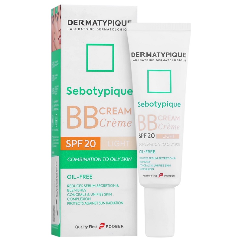 بی بی کرم SPF20 مناسب پوست مختلط تا چرب سبوتیپیک درماتیپیک (رنگ روشن) 