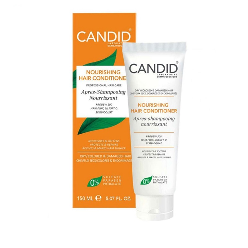 نرم کننده فاقد سولفات مغذی مو مناسب موی خشک، رنگ شده و آسیب دیده کاندید