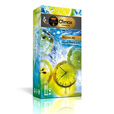 کاندوم خاردار و شیاردار تاخیری Pleasure کلایمکس (12 عددی) 
