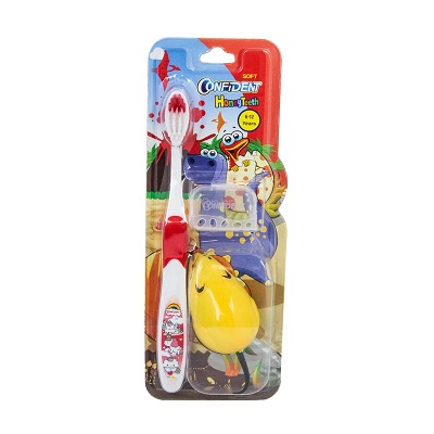 مسواک کودک نرم مدل هانی تیث جایزه دار کد K3.02 کانفیدنت 