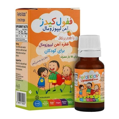 قطره آهن لیپوزومال ففول کیدز (طعم پرتقال)