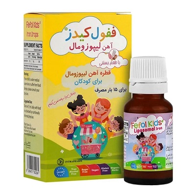 قطره آهن لیپوزومال ففول کیدز (طعم بستنی) 
